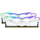 32GB 5600MHz DDR5 RAM Team Group T-Force Delta RGB White CL36 (2x16GB) (FF4D532G5600HC36BDC0) (FF4D532G5600HC36BDC0) - Memória