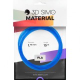 3D Simo PLA filament (MultiPro/KIT) 15m, áttetsző kék (G3D3014) (G3D3014) - 3D nyomtató kellékek