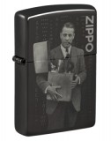 48702 Zippo öngyújtó Founder's Day Black Ice ® Zippo Lighter