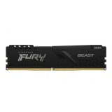 4GB 3200MHz DDR4 RAM Kingston Fury Beast Black CL16 (KF432C16BB/4) (KF432C16BB/4) - Memória