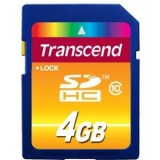 4GB SDHC Transcend CL10 (TS4GSDHC10) (TS4GSDHC10) - Memóriakártya
