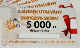 5.000 Ft Értékű BabyGolya-Shop.hu Vásárlási/Ajándék utalvány