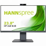 60,5cm/23,8'' (1920x1080) Hannspree HP248WJB VGA HDMI DisplayPort USB Webcam 5MP Mikrofon Speaker VESA Full HD Black (HP248WJB) - Monitor