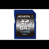 64GB SDXC ADATA memória kártya UHS-I Class 10 (ASDX64GUICL10-R) (ASDX64GUICL10-R) - Memóriakártya