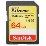 64GB SDXC Sandisk Extreme UHS-I U3 V30 CL10  (SDSDXV6-064G-GNCIN/183524) (SDSDXV6-064G-GNCIN) - Memóriakártya