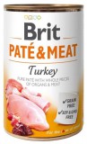 6x Brit Paté & Meat 400g Konzerv Turkey Kutya