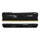 8GB 3200MHz DDR4 RAM Kingston HyperX Fury Black CL16 (2x4GB) (HX432C16FB3K2/8) (HX432C16FB3K2/8) - Memória