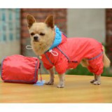 ABC-ZOO Esőkabát kutyáknak táskában - rózsaszín, XS
