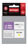 Activejet Brother LC1100/LC980Y 19,5 ml sárga utángyártott tintapatron