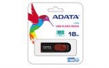 ADATA USB 2.0 PENDRIVE CLASSIC C008 16GB FEKETE/PIROS