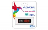 ADATA USB 2.0 PENDRIVE CLASSIC C008 32GB FEKETE/PIROS