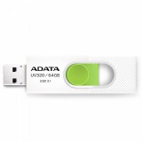 ADATA UV320 USB 3.1 PENDRIVE 64GB FEHÉR/ZÖLD