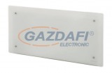 Adax Clea Wifi CW04W fűtőpanel, 34x61 cm, fehér edzett üveg előlap, 400 W