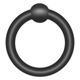 Addicted Toys - szilikon péniszgyűrű szett - 7db (fekete)
