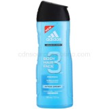 Adidas 3 After Sport 400 ml tusfürdő gél uraknak tusfürdő gél