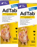 AdTab kullancs és bolha elleni rágótabletta macskáknak (3 tablettás kiszerelés | 0.5 - 2 kg | 3 x 12 mg)