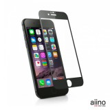Aiino Edge-to-Edge - iPhone 6 / 6S teljes felületű kijelzővédő fólia - fekete / fényes / 2db