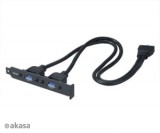 Akasa AK-CBUB17-40BK USB3.0 belső adapter kábel