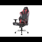 AKRACING MAX - chair - metal, high-density foam, PU synthetic leather - red (AK-MAX-BK/RD) - Gamer Szék