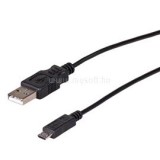 Akyga kábel USB-Micro USB Összekötő A-B, 0.6m, Male/Male (AK-USB-05)