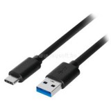 Akyga kábel USB Összekötő TypeC 3.1, 0,5m, Male/Male (AK-USB-24)