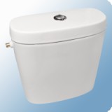 Alföldi Saval 2.0 monoblokkos WC tartály, oldalsó bekötési lehetőséggel, Siamp Duo szerelvénnyel