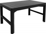 ALLIBERT LYON RATTAN állítható polyrattan kerti asztal, 72 cm - grafit