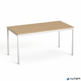Általános asztal fémlábbal, 75x150 cm, MAYAH &#039;Freedom SV-39&#039;, kőris