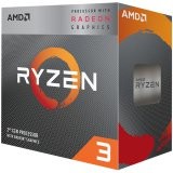 AMD CPU Desktop Ryzen 3 4C/4T 3200G (4.0GHz,6MB,65W,AM4) box, RX Vega 8 Graphics, with Wraith Stealth cooler (YD3200C5FHBOX) - Processzor
