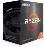 AMD Ryzen 5 5600X (6 Cores, 32MB Cache, 3.7 up to 4.6 GHz, AM4) Dobozos, hűtéssel, nincs VGA (100-100000065BOX)
