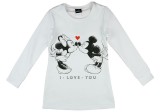 Andrea Kft. Disney Minnie&Mickey hosszú ujjú lányka tunika