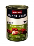 Animonda GranCarno Adult konzerv, marha, nyúl és zöldfűszerek 800 g (82767)