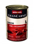 Animonda GranCarno Junior konzerv, marha és pulykaszív 24 x 400 g (82728)