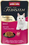 Animonda Vom Feinsten Feines mit Filets borjús és csirkemellfilés macskaeledel alutasakban (54 x 85 g) 4.59kg