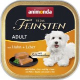 Animonda Vom Feinsten Gourment csirkés és májas kutyaeledel alutálkában (44 x 150 g) 6.6kg