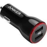 Anker PowerDrive2 Dual A2310G11 USB-s töltőkészülék Személygépkocsi, Tehergépjármű Kimeneti áram (max.) 4800 mA 2 x USB (A2310G11) - Autós Töltők