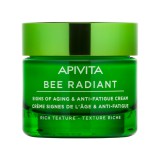 APIVITA BEE RADIANT Bőröregedés és fáradtság jelei elleni arckrém RICH 50ml