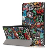 Apple iPad Air 2, mappa tok, graffiti minta, Smart Case, színes (89444) - Tablet tok
