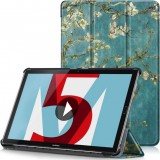Apple iPad Air 2, mappa tok, virág minta, Smart Case, zöld/színes (89443) - Tablet tok