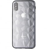 Apple iPhone 11 Pro Max, TPU szilikon tok, Diamond, 3D gyémánt minta, átlátszó (84910) - Telefontok