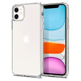 Apple iPhone 11, TPU szilikon tok, Spigen Liquid Crystal, átlátszó (84979) - Telefontok