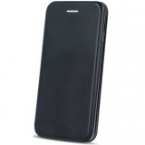Apple iPhone 14, Oldalra nyíló tok, stand, Forcell Elegance, fekete (125408) - Telefontok
