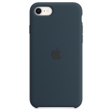 Apple iPhone SE 4.7" Kék gyári szilikon mobiltelefon tok