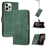 Apple iPhone XR, Oldalra nyíló tok, stand, kártyatartóval, kézpánttal, Wooze Illusion, zöld (119671) - Telefontok