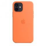 Apple MagSafe-rögzítésű iPhone 12/12 Pro szilikontok kumkvat színű (mhky3zm/a) (mhky3zm/a) - Telefontok