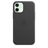 Apple MagSafe-rögzítésű iPhone 12 mini bőrtok fekete (mhka3zm/a) (mhka3zm/a) - Telefontok