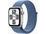 Apple Watch SE2 (2023) V2 GPS 40mm Silver Aluminium Case with Sport Loop - Winter Blue