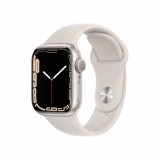 Apple Watch Series 7 GPS 41mm csillagfény aluminium tok, csillagfény sportszíj (MKMY3HC/A) - Bemutató Darab! (MKMY3HC/A_BD) - Okosóra