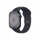 Apple Watch Series 8 GPS 45mm éjfekete alumíniumtok, éjfekete sportszíj MNP13CM/A) (MNP13CM/A) - Okosóra
