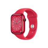 Apple Watch Series 8 GPS 45mm (PRODUCT)RED alumínium tok, (PRODUCT)RED sportszíj (MNP43CM/A) (MNP43CM/A) - Okosóra